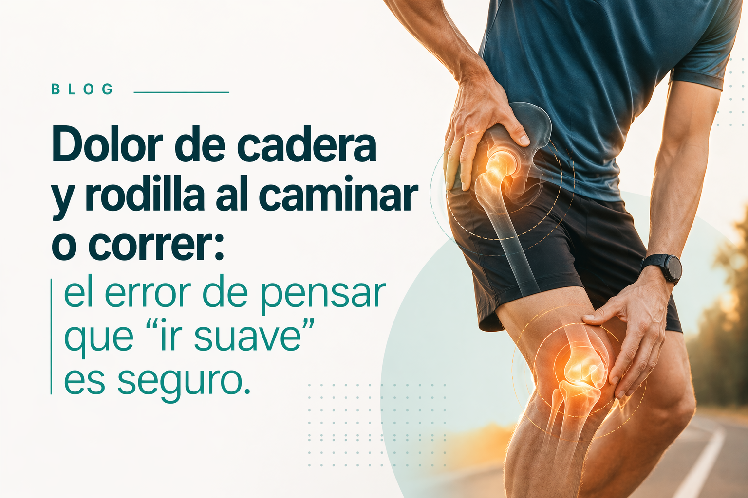 Dolor de cadera y rodilla al caminar o correr